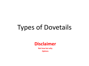 Types of Dovetails - Jerill Vance Woodworks, LLC
