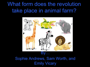 Animal Farm Revolution Yr 10 2011