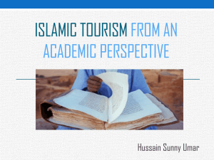 Islamic Tourism from an Academic Perspective