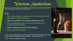 Vanitas Symbolism - LHS AP MIXED MEDIA and AP STUDIO