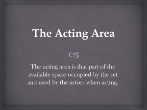 The Acting Area