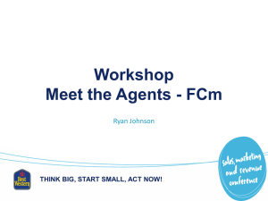 Meet the Agents, FCm - Annual Sales, Marketing and Revenue