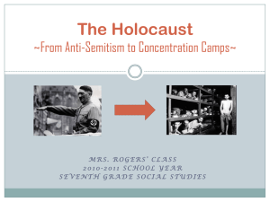The Holocaust Presentation