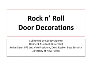 Rock n Roll Door Decorations