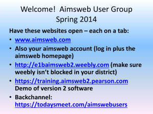 File - Aimsweb 2.0 Support