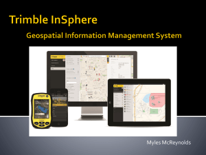 Trimble InSphere Geospatial Information