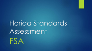 Florida Standards Assessment