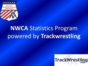 NWCA Statistics Program powered by Trackwrestling