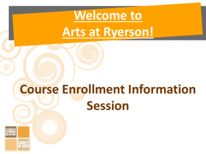 Course Selection Information Session
