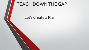 Teach Down the Gap #2 PLC Powerpoint Guide - lead21-ssms