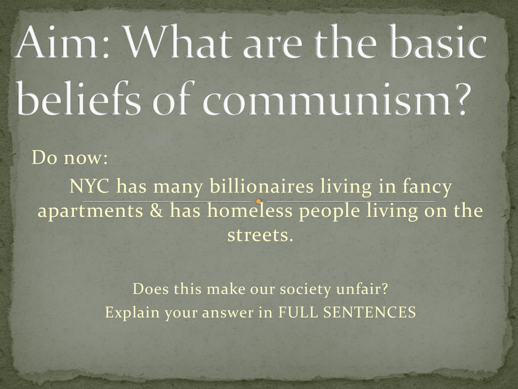 what-are-the-basic-beliefs-of-communism