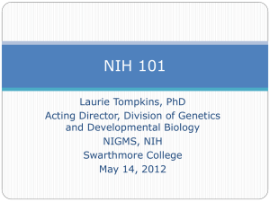 NIH 101: Part 1 [.ppt]