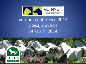 Vetnnet conference 2014 Lipica, Slovenia 24.