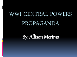 Central Powers Propaganda Project