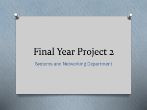Final Year Project 2 - SN Department_Sem2 - 2014-2015