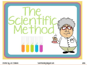 Scientific Method Power Point notes with Lemonade Experiment