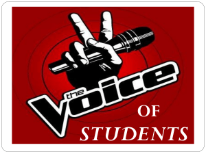 STUDENT VOICE PPT (ISLN--all regions)