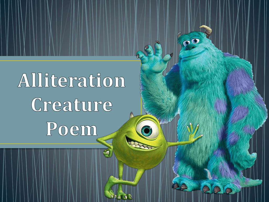 Alliteration Creature Poem