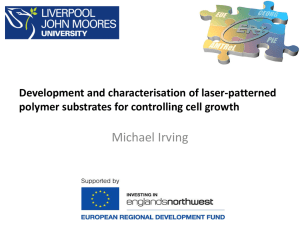 Development and Characterisation of Laser Patterned Polymer