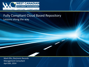 Fully Compliant Cloud-Based Repository