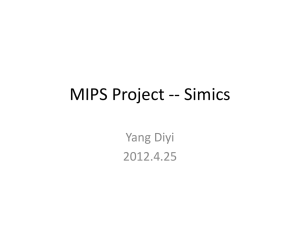 MIPS Project -