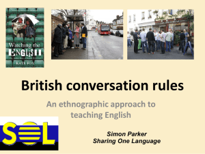 British conversation rules