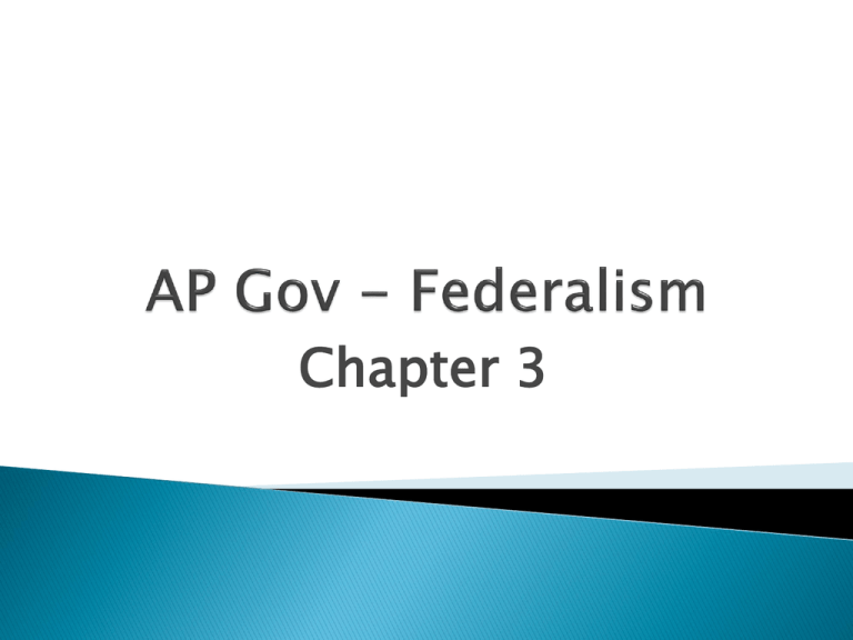 AP Gov Federalism