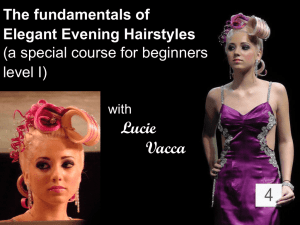 Elegant Evening Hairstyles (course for beginners)