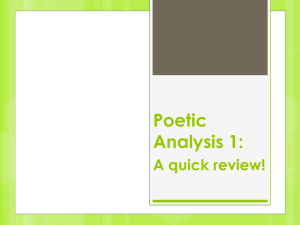 Poetic Analysis 1