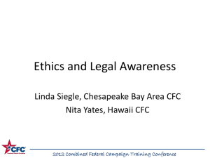 Ethics and Legal Awareness