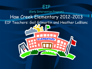 What is EIP? - Forsyth County Schools