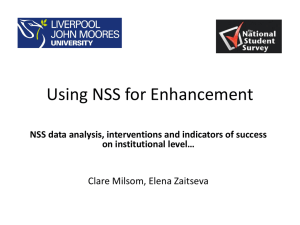 Using NSS for Enhancement