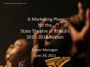 State Theatre Marketing Presentation