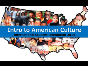Introduction to American Culture - Rochester Institute of Technology