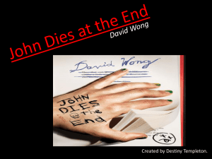 John Dies at the End David Wong