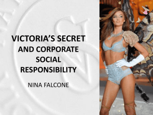 victoria`s secret and corporate social responsibility