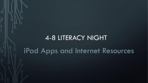 4-8 Literacy Night PowerPoint