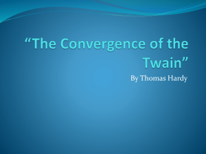 The Convergence of the Twain