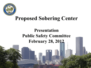 Proposed Sobering Center