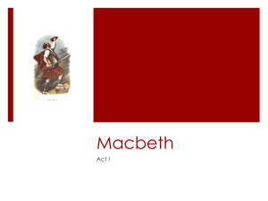 Macbeth Act I-2