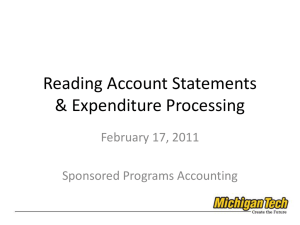 Reading Account Statements