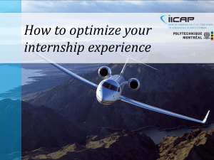 How to optimize your experience for an internship