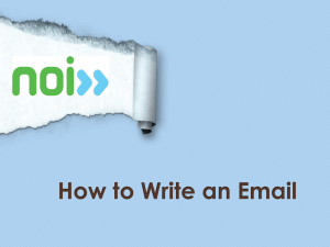 How to Write an Email ()