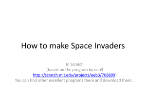 How to make Space Invaders