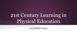 21st Century Learning in Physical Education