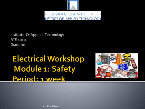 Electrical Workshop-Class2-module1 - MyWork-IAT