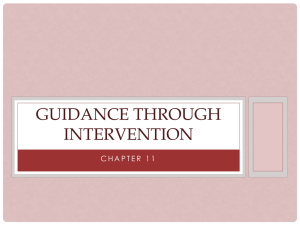 Guidance Through Intervention chapter 11