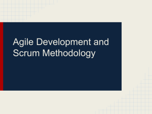 Agile Development and Scrum Methodology