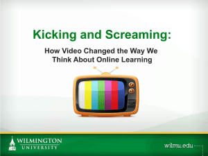 How Video Changed the Way We Think About Online Learning
