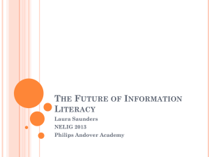 The Future of Information Literacy
